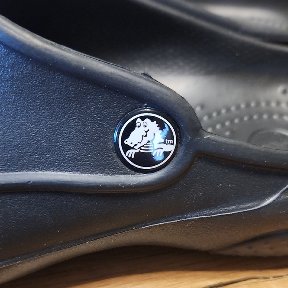 CROCS Black Sandals with Perforated Design - Picture 4 of 7